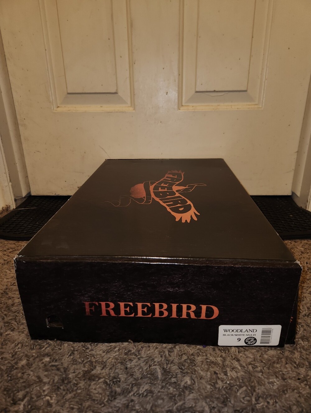 Freebird Woodland Boot Black and White Sz 9 - Picture 9 of 9